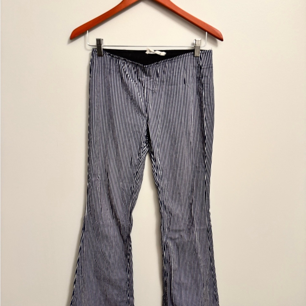 Striped Flared Pants